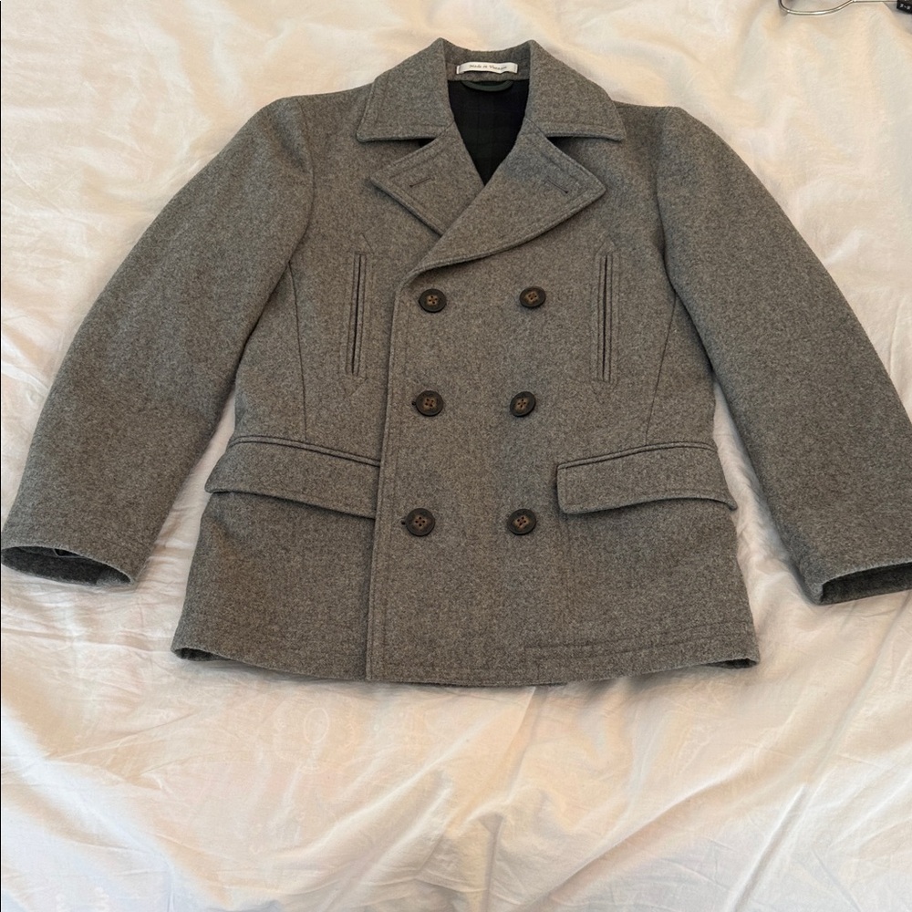 Lauren Ralph Lauren Kids Gray Pea Coat